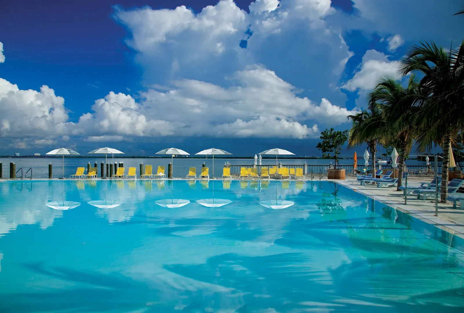 The rooftop pool at The Standard Spa, Miami Beach, Miami Beach.